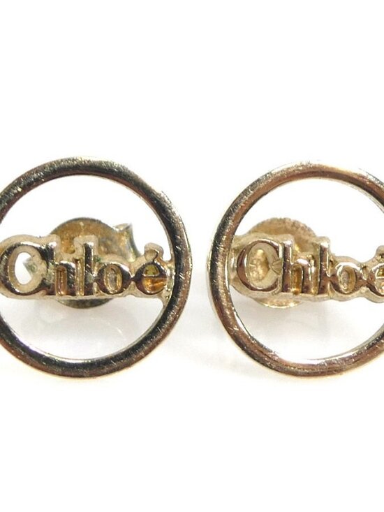 Chloe Jewelry - Chloe Pierce Earrings Gold Metal